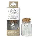 Pet Fur, Hair & Ashes Keepsake Bottle