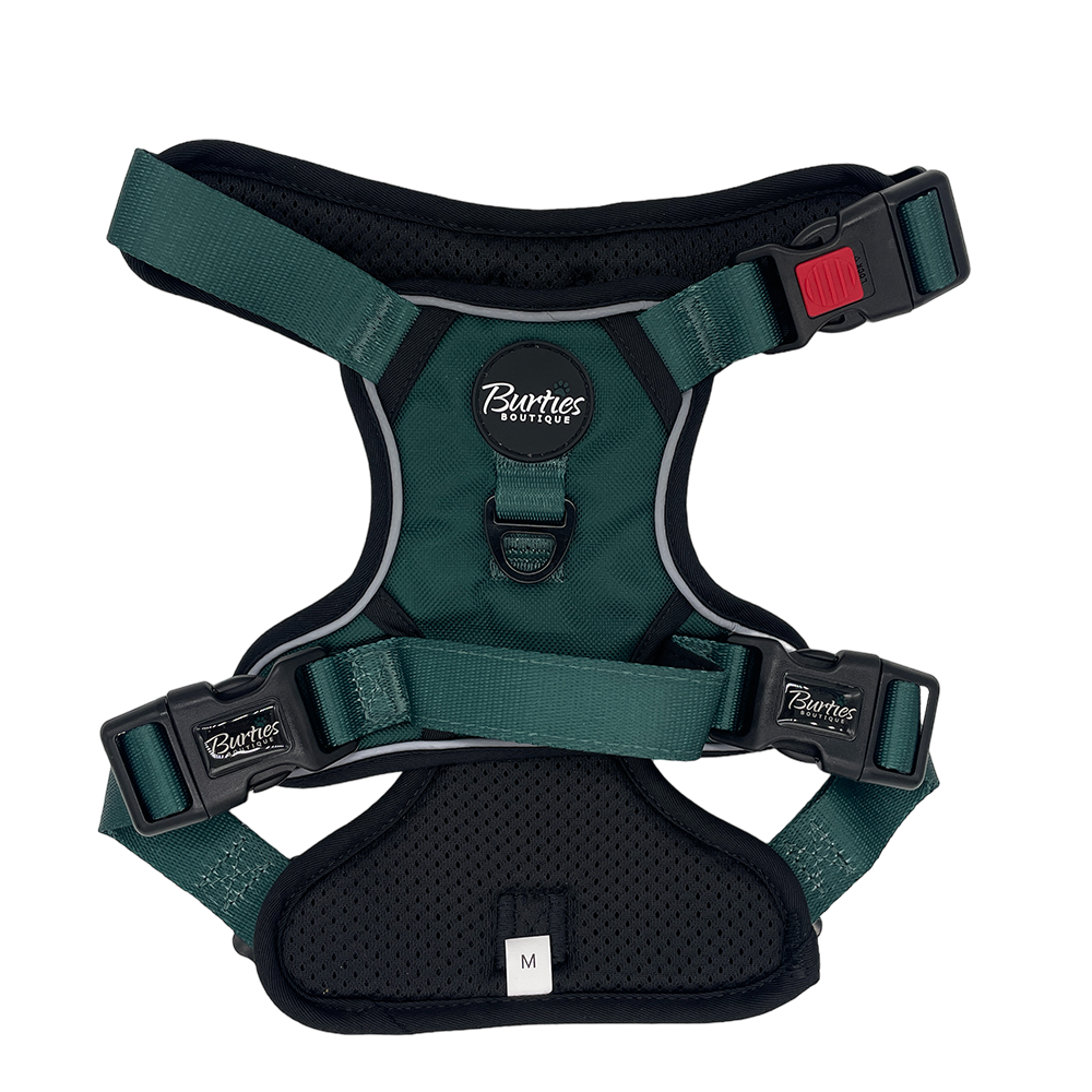 Forest Green Tough Dog Harness