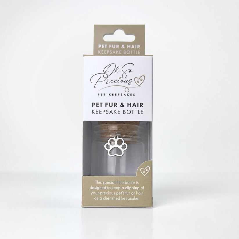 Pet Fur, Hair & Ashes Keepsake Bottle