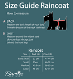 Burties Boutique Dog Rain Coat Burgundy