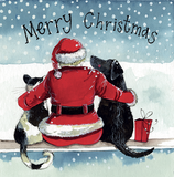 Santa & His Friends Christmas Card 5 Pack