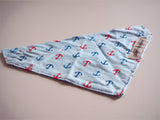 Oliver's Wardrobe Red & Blue Anchor Bandana