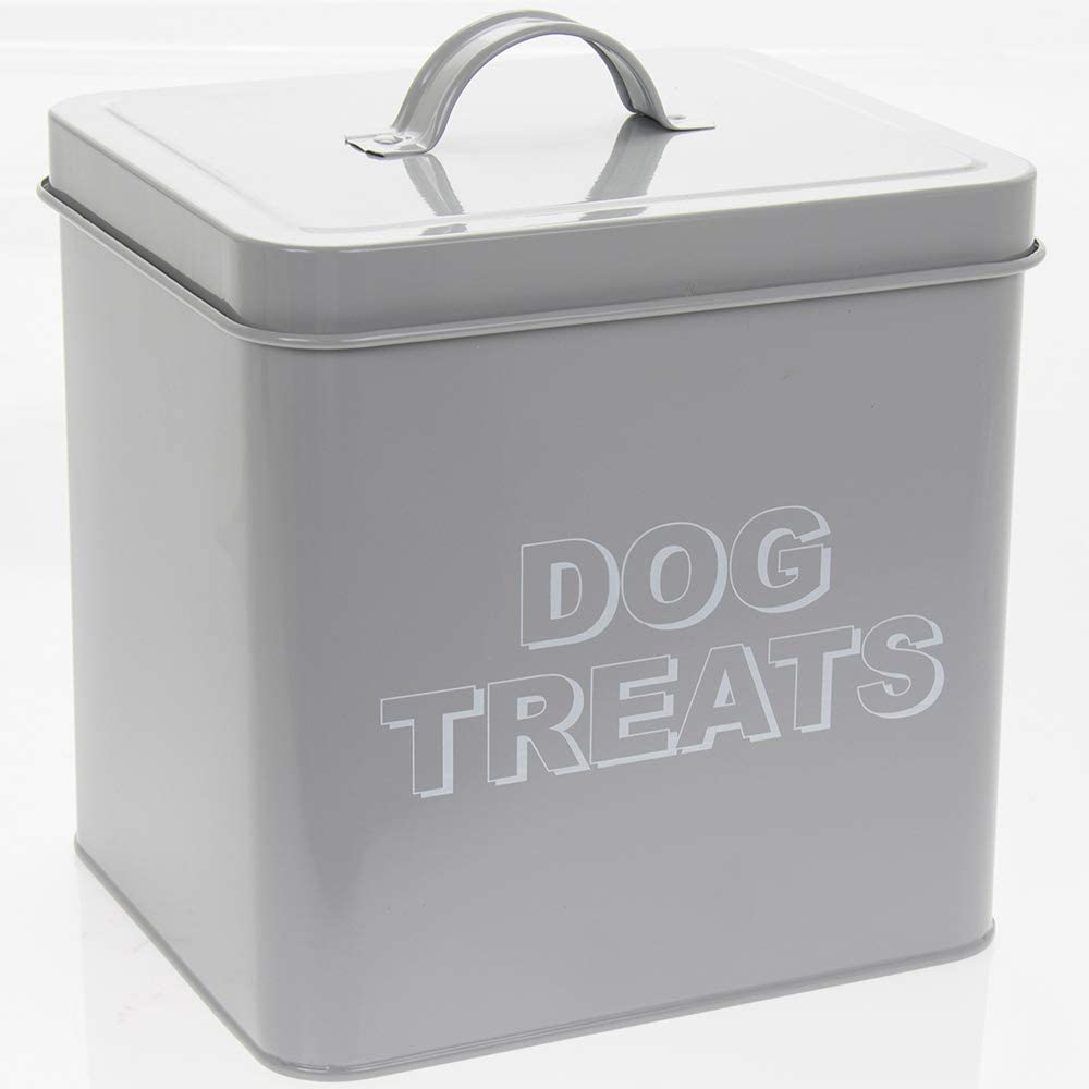 Metal Dog Treats Storage Tin