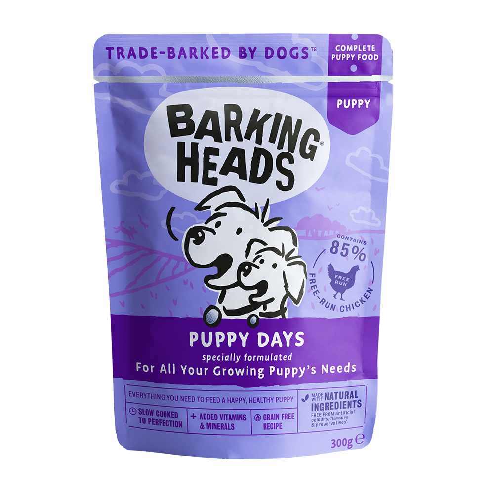 Barking Heads Puppy Days Wet Food Pouch (300g)