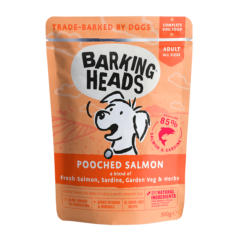 Barking Heads Pooched Salmon Wet Food Pouch (300g)