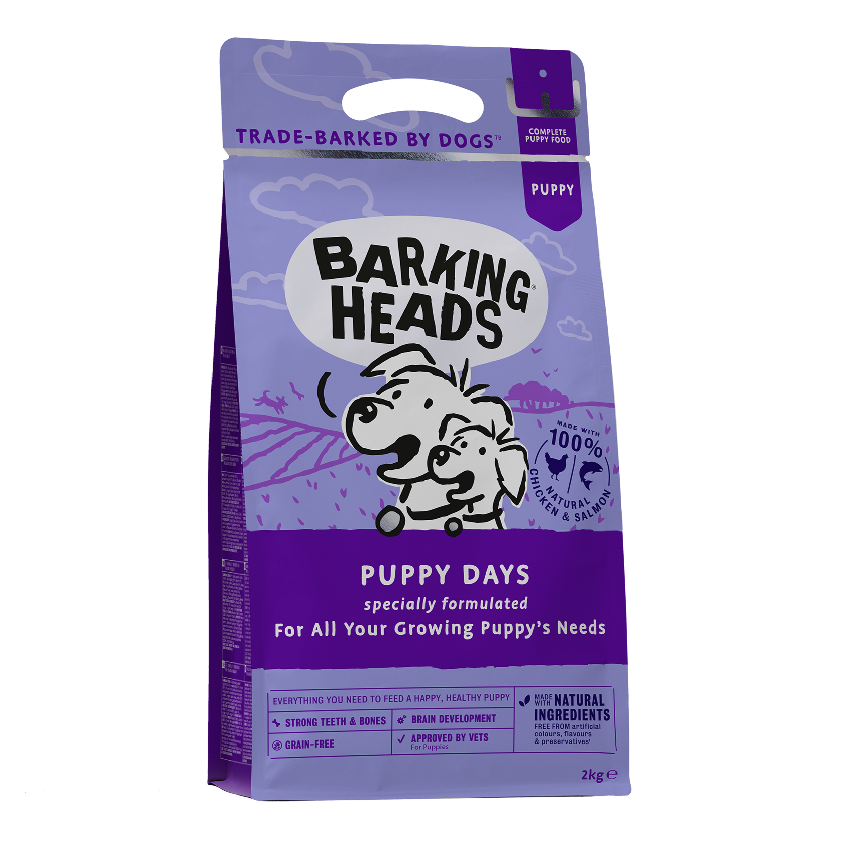 Barking Heads Puppy Days Dry Food For Dogs (2kg)
