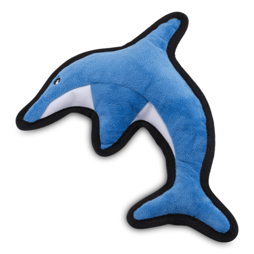 Beco Recycled Rough & Tough Dolphin Dog Toy