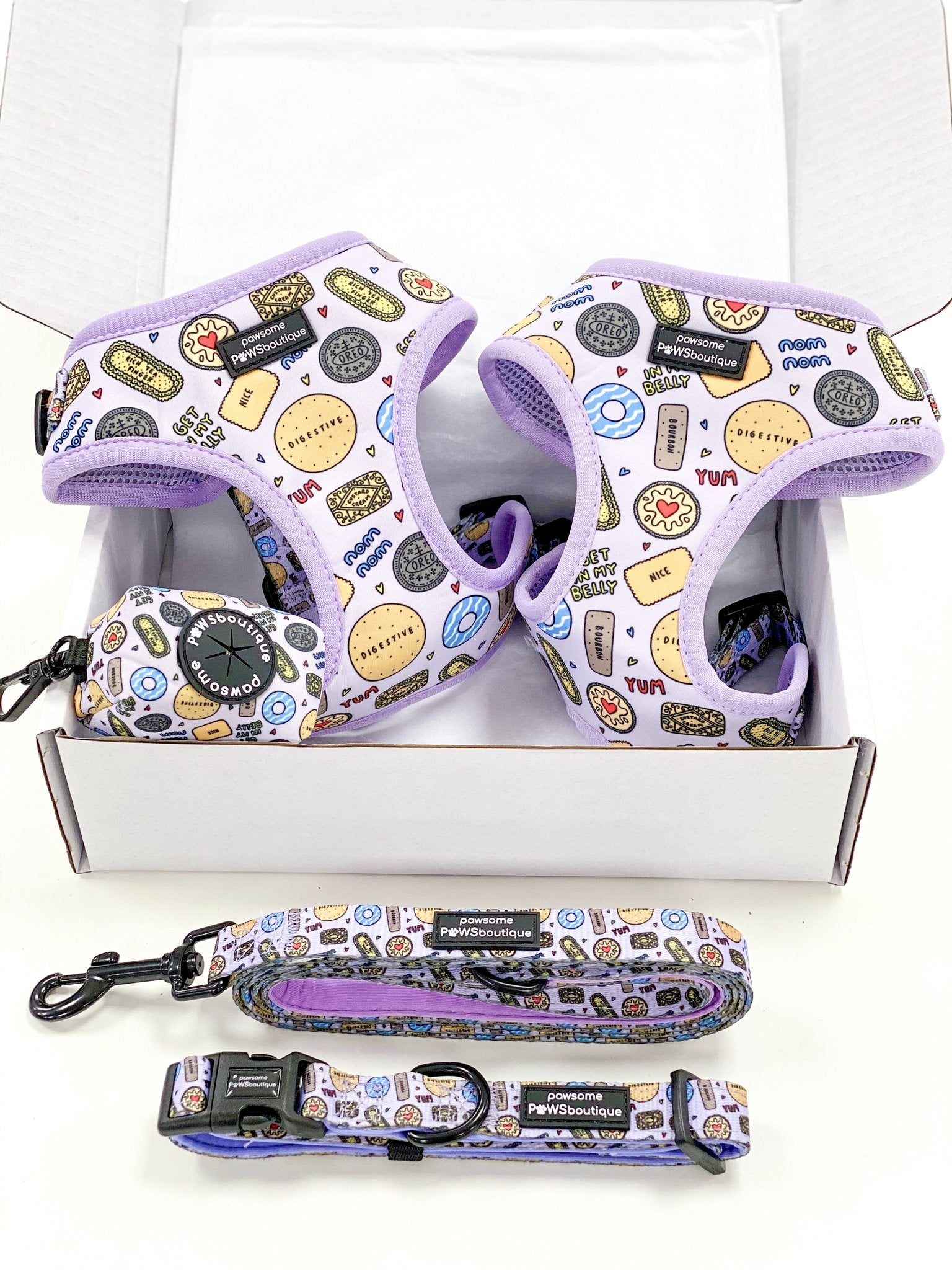 Pawsome Paws Boutique Dog Harness - Takes The Biscuit
