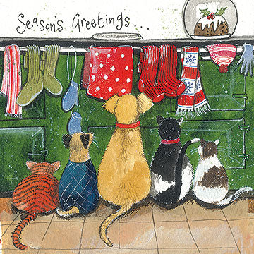 Christmas Pets Christmas Card 5 Pack
