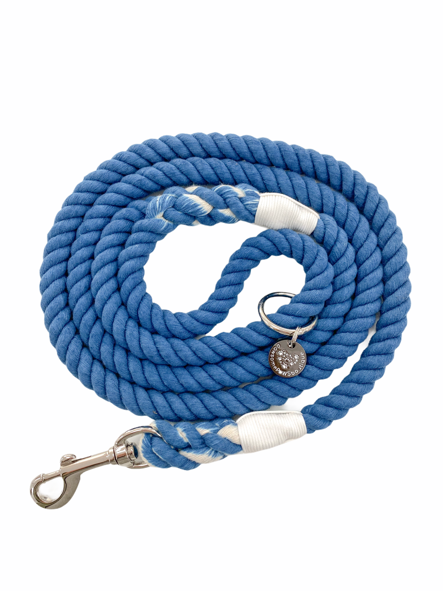 Pawsome Paws Boutique Rope Dog Lead - Royal Blue