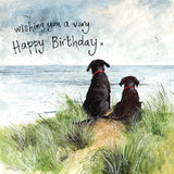 Dunes Dog Birthday Card