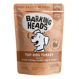 Barking Heads Top-Dog Turkey Wet Food Pouch (300g)