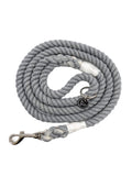 Pawsome Paws Boutique Rope Dog Lead - Heather