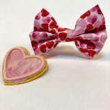 Charlie & Boo Valentines Love Heart Dog Bow Tie