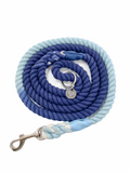 Pawsome Paws Boutique Rope Dog Lead - Sky Blue