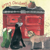 Christmas Hotdogs Christmas Card 5 Pack