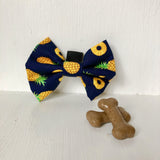 Charlie & Boo Pineapple Summer Dog Bow Tie