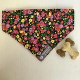 Charlie & Boo Multi Colour Floral Dog Fashion Bandana