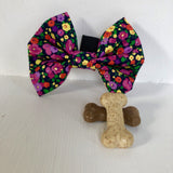 Charlie & Boo Multi Colour Floral Dog Fashion Bow Tie