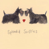 Splendid Scotties Dog Card